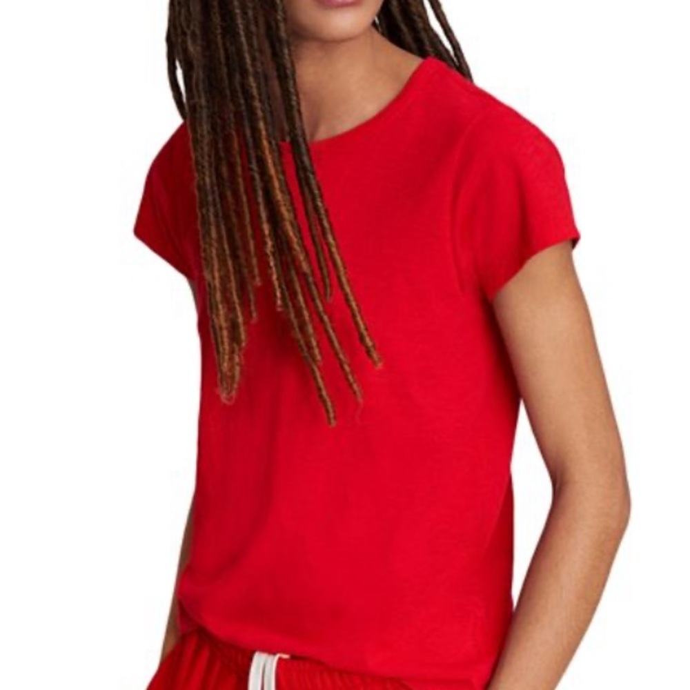 Rag and Bone red tee shirt medium